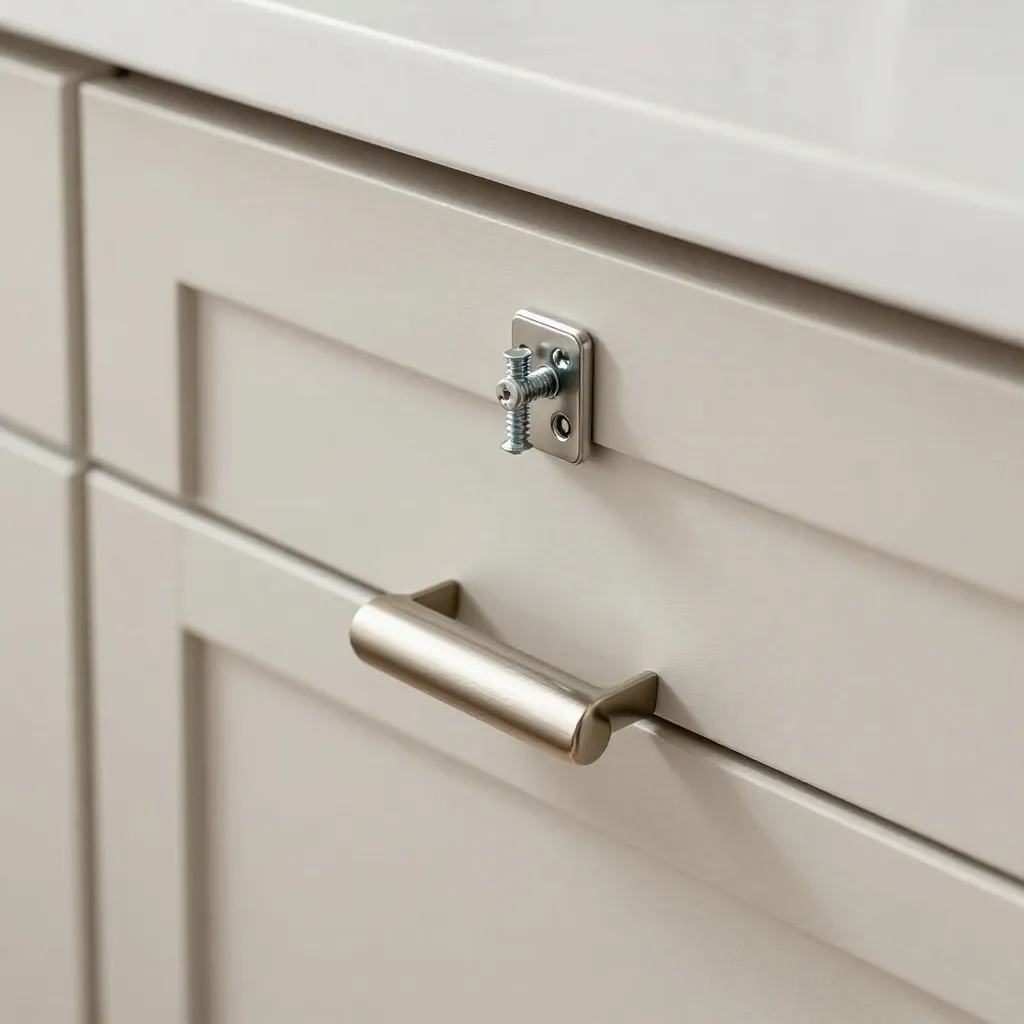 Detail photography of hardware finish